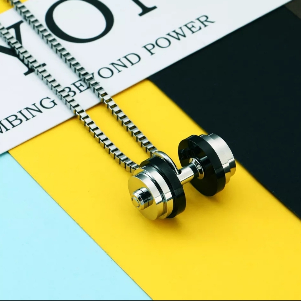 Dumbbell Necklace